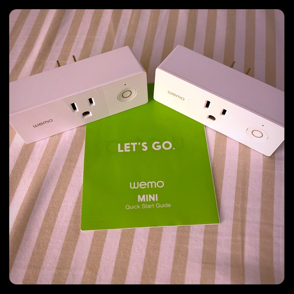 Wemo Mini Smart Plugs (Set of 2)